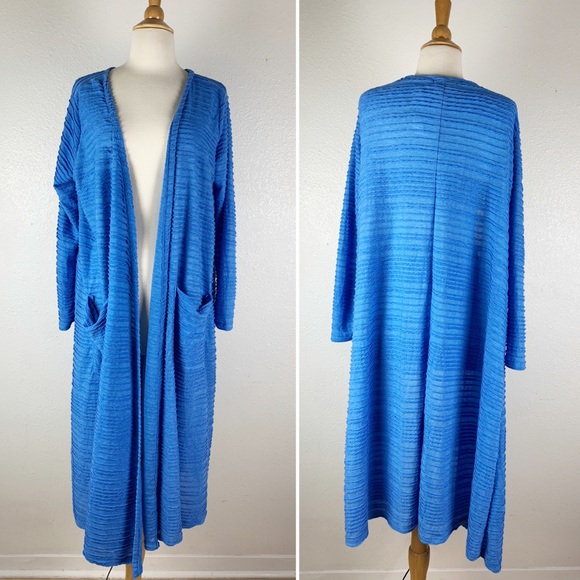 LuLaRoe Sweaters - LuLaRoe Sarah Long Sleeve Duster Cardigan Sz L New